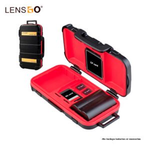 Estuche para tarjeta de memoria y baterias LENSGO D850